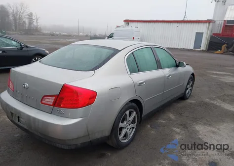 2003 Infiniti G35 Luxury Leather z USA, uszkodzony, nr VIN JNKCV51E63M320876